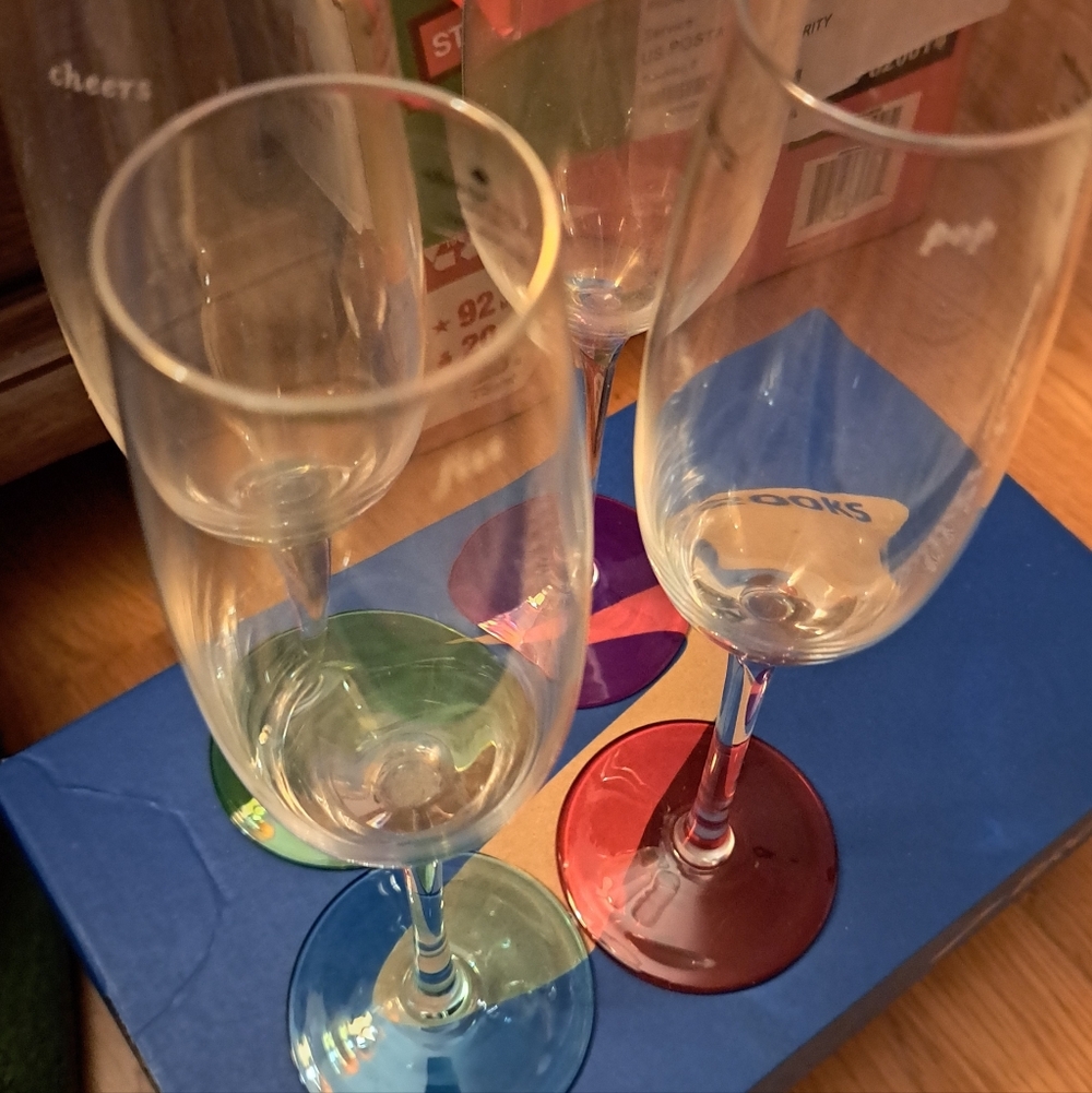 Kate Spade Champagne Flutes